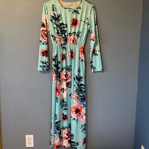 Floor length summer dress